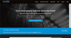 Desktop Screenshot of hostingphotography.com
